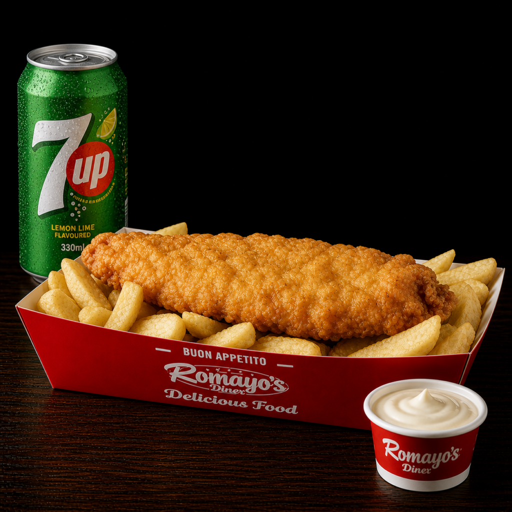 Home fresh cod meal