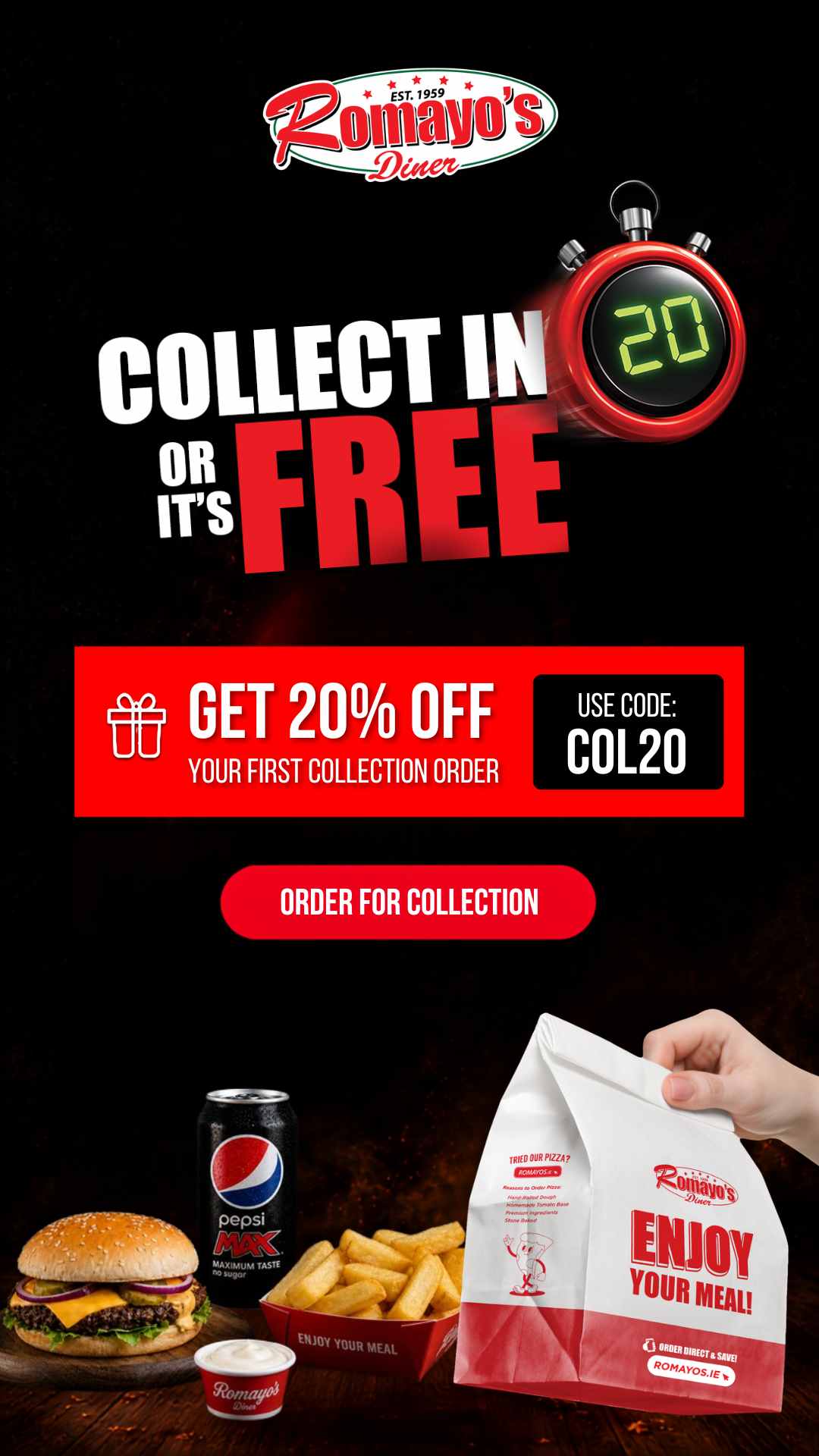 collect in 20 mobile banners