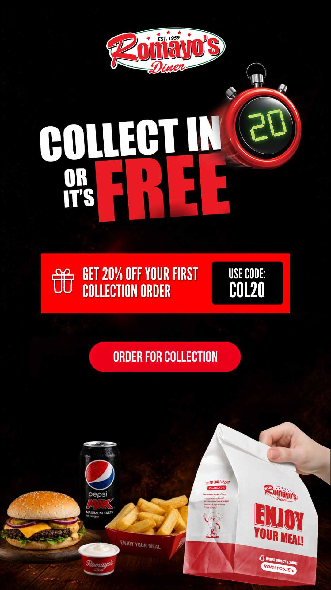 collect in 20 mobile banners